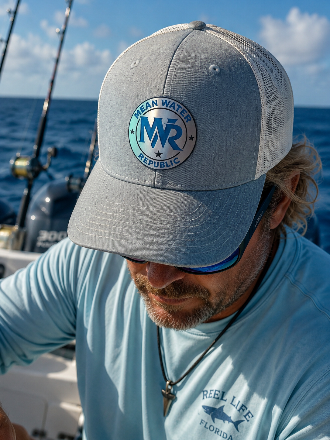 Heather Gray Richardson 112 Trucker Hat-Heather Gray to Light Gray Mesh
