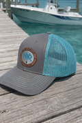 Mean Water Republic Dockside Trucker Hat

Richardson 112 | Gray / Aqua