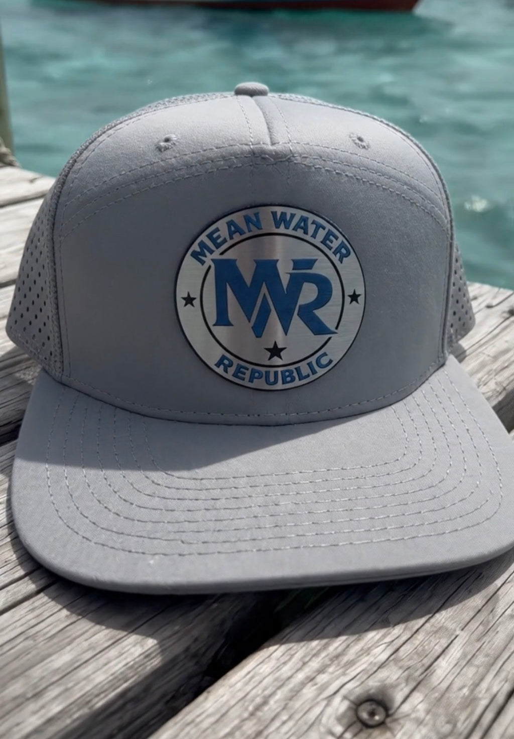 Mean Water Osprey 7-Panel Cap- Flat Bill